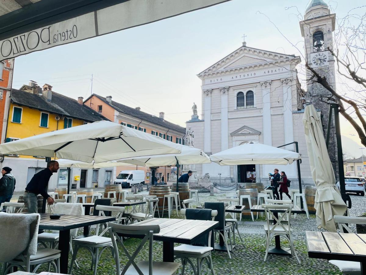 Osteria Pozzo Hotel Locarno Exterior foto